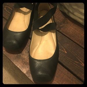Jessica Simpson Black Ballet Flats